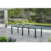 Image de Table De Jardin Coloris Graphite - Finition Bois - Allibert By Keter Modulable - 8 - 10 Personnes - Julie