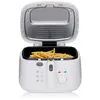 Image de ALPINA alpina Friteuse 2,5L - Friteuse avec Thermostat réglable - Fenêtre de visualisation & Panier amovible - 1800W - Poignée rabattable - Blanc