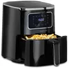 Image de ALPINA alpina Airfryer 4.5L - Friteuse à air chaud 1-4 personnes - Friteuse à air avec écran tactile numérique - Température réglable de 80 à 200 degrés - Fonction minuterie - Four à convection 1450W