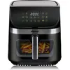 Image de alpina Airfryer XXL - Air Fryer 9L - Air Fryer 6 personnes et plus - Four Ã  air chaud avec Ã©cran tactile numÃ©rique - TempÃ©rature rÃ©glable de 60 Ã  200 degrÃ©s - 8 programmes de cuisson