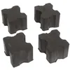 Image de Carpoint limiteurs de course à ressort 38 x 30 mm noir 4 pièces