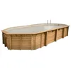 Image de Ubbink AZURA Piscine hors sol Oval Bois