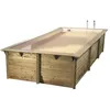 Image de Ubbink Piscine en bois rectangulaire Ubbink Azura 350 x 505-Beige