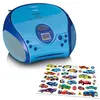 Image de Lenco SCD-24BU kids - Radio portable avec lecteur CD - Bleu - Bleu / Euro / Type-C (CEE 7/16)