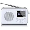 Image de Radio DAB+/FM avec Bluetooth® Lenco PDR-036WH Blanc-Gris