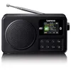 Image de Lenco PDR-033BK - Radio portable DAB+/FM avec Bluetooth et batterie rechargeable - Noir