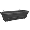 Image de ELHO Balconniere Green Basics Allin1 50 - Extérieur & Balcon - L 257 x W 473 x H 167 cm - Vivre noir