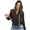 Image de Boland bretelles paillettes unisexe 75 cm or