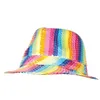 Image de Boland chapeau Popstar unisexe arc-en-ciel