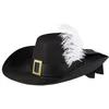 Image de Boland chapeau Musketier André hommes taille unique noir
