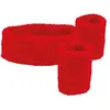 Image de set de 3 bandeaux éponge rouge - 01892