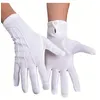 Image de Gants blancs adulte avec bouton pression l/xl