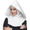 Image de Boland capuchon Moeder Overste de couvent dames blanc taille unique