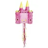 Image de Boland trekpiñata château rose 40 x 26 cm