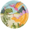 Image de 10 ASSIETTES CARTON DINO PARTY 23CM MULTICOLORE
