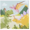 Image de Boland serviettes dino junior 33 cm papier 12 pièces