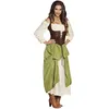 Image de Boland verkleedpak Village Wench femmes vert