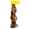 Image de bandeau jaune avec cheveux bruns - 85996