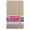 Image de Carnet Croquis 9x14 Cm - 80 Feuilles - 140g - Or Blanc - Royal Talens