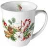 Image de Tasse En Porcelaine Fine - Décoration De Noël