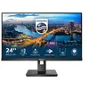 Image de Philips B Line 242B1 - Écran LED - 24" (23.8" visualisable) - 1920 x 1080 Full HD (1080p) @ 75 Hz - IPS - 250 cd/m² - 1000:1 - 4 ms - HDMI DVI-D VGA DisplayPort - haut-parleurs - texture noire