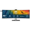 Image de Philips 45B1U6900CH - 6000 Series - écran LED - incurvé - 45" (44.5" visualisable) - 5120 x 1440 Dual Quad HD @ 75 Hz - VA - 450 cd/m² - 3000:1 - DisplayHDR 400 - 4 ms - 2xHDMI, DisplayPort, 2xUSB-C - haut-parleurs - noir
