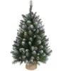 Image de Triumph Tree Empress Sapin de Noël Artificiel avec toile de jute - H90 x Ø71 cm - Vert givre