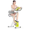 Image de Vélo d'appartement Pliable - HOME FITNESS CODE - Résistance réglables - Entraînement Gym - Vert