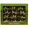 Image de Kids Globe 611930 - Vaches Noires Et Blanches (Paquet De 12)