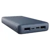 Image de Trust Primo - Banque d'alimentation - 20000 mAh - 74 Wh - 15 Watt - 3 A - Fast Charge - 3 connecteurs de sortie (2 x USB, 24 pin USB-C) - sur le câble : Micro-USB - bleu