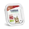 Image de 6x100g boeuf, chicorée Yarrah Bio - Pâté pour Chat
