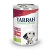 Image de 405g Yarrah Bio Chunks poulet, boeuf, orties, tomates - Pâtée pour chien