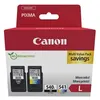 Image de Canon PG-540L/CL-541XL Photo Value Pack - Brillant - pack de 2 - à rendement élevé - noir, couleur (cyan, magenta, jaune) - original - 100 x 150 mm 50 feuille(s) boîte de suspension - jeu de papier / cartouche d'encre - pour PIXMA MG3250, MG3550, MG36