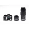 Image de Pack Appareil photo hybride Canon EOS R100 Noir + RF-S 18-45 mm f/4.5-6.3 IS STM + RF 75-300 mm f/4-5.6 + Batterie