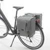 Image de Sacoche velo porte bagage a pont newlooxs nova double gris mik - 32 litres -