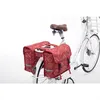 Image de Sacoche velo porte bagage a pont newlooxs fiori forest rouge - 30 litres - 370x330x125mm