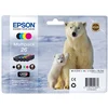 Image de Cartouches d'encre Epson Série Ours Polaire 26 - Multipack 4 cartouches