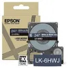 Image de Cartouche d'encre Epson LK-6HWJ pour LabelWorks LW-C610 Blanc sur Marine mat