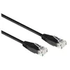 Image de ACT - Cordon de raccordement - RJ-45 (M) pour RJ-45 (M) - 10 m - 5.8 mm - UTP - CAT 6 - moulé - noir, RAL 9011