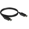 Image de ACT - Câble DisplayPort - DisplayPort (M) pour DisplayPort (M) - DisplayPort 1.2 - 3 m - moulé, support pour 4K60Hz (3840 x 2160), snap-in - noir