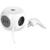 Image de ACT - Coupe-circuit - entrée : power CEE 7/7 - connecteurs de sortie : 3 (3 x type E, 2 x USB-C, USB type A) - 1.5 m cordon