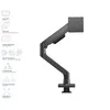 Image de ACT - Kit de montage (bras pour moniteur) - pour Écran LCD - aluminium, plastique, acier - noir - Taille d'écran : 17"-49"