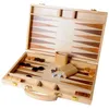 Image de Mallette Backgammon en Bois avec poignée