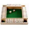 Image de Shut The Box 10 en bois avec 2 dés