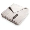 Image de Duux DXOB02 Yentl Sur-couverture chauffante rayÃ©e Gris