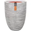 Image de Capi Kofi782 Rib - Vase ÃlÃ©gant Bas NervurÃ© - 36x47cm - Ivoire