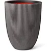 Image de Capi Vase ÃlÃ©gant Groove 34x46 Cm Anthracite
