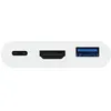 Image de Connectique Câble & adaptateur USB / FireWire Macally UCHDMI4K - Adaptateur USB-C vers HDMI 4K / USB-C / USB-A