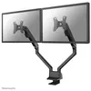 Image de Neomounts FPMA-D750DBLACK2 - Kit de montage (support de montage pour bureau) - pleine action - pour 2 écrans LCD - noir - Taille d'écran : 10"-32" - pinces montables, oeillet