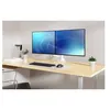 Image de Neomounts DS75-450WH2 - Kit de montage (bras articulé, serre-joint, attache topfix) - pleine action - pour 2 écrans LCD - blanc - Taille d'écran : 17"-32" - ordinateur de bureau